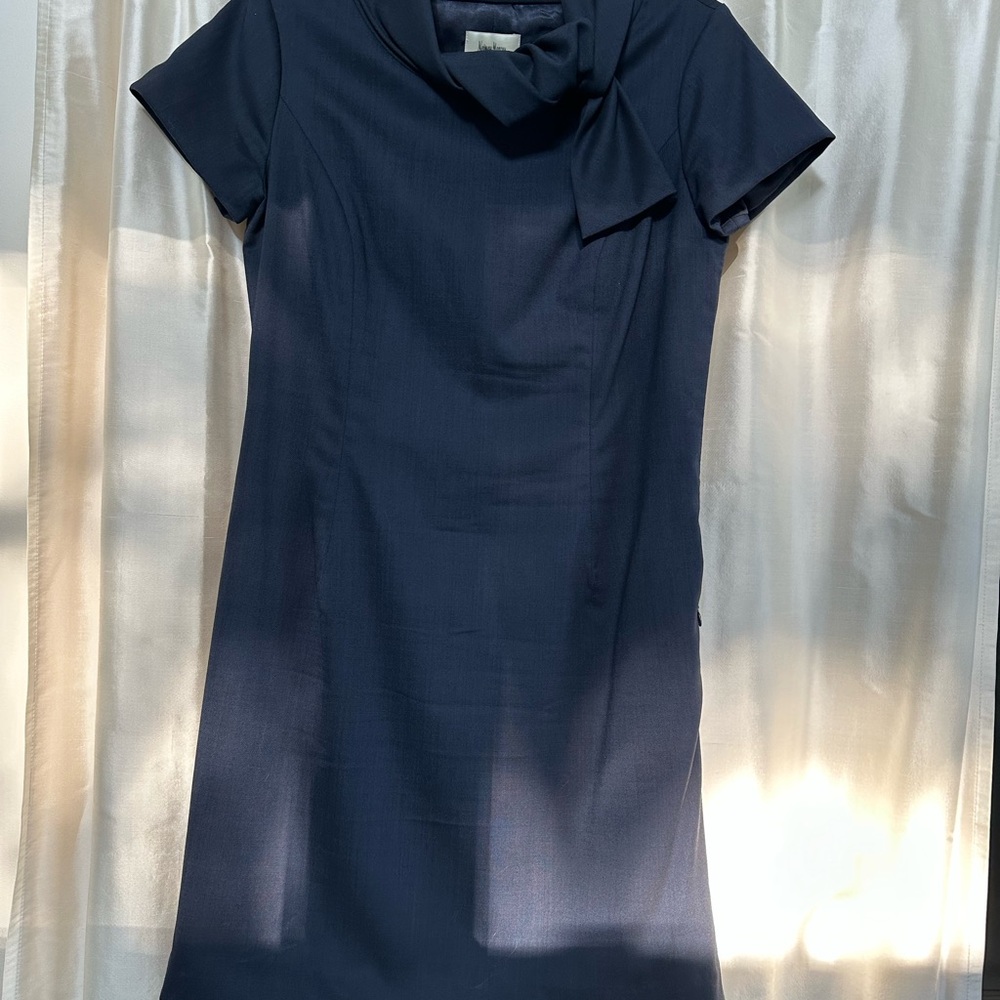 Neiman Marcus classy Navy Blue Dress with Detail.  8
